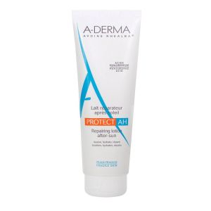 A-DERMA PROTECT-AH Lait-réparateur après-soleil - Peaux fragiles au soleil - Visage et corps - 250ml