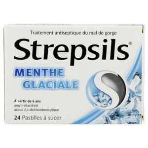 Strepsils  Menthe Glaciale Past 24