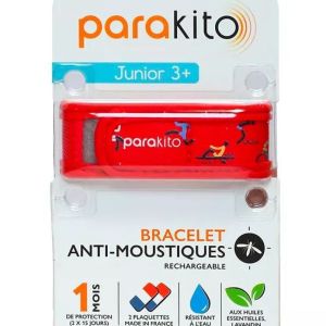 Parakito Bracelet Antimoustique rechargeable Junior