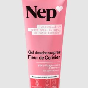 NEP Gel douche surgras visage corps cheveux Fleur de Cerisier 200 mL