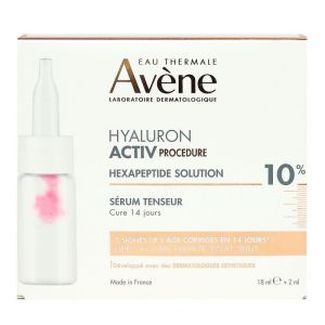 Avene Hyaluron Activ procédure Hexapeptide solution sérum Tenseur 20 mL