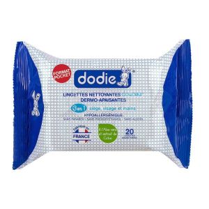 Dodie Lingettes 3en 1 Pocket*20