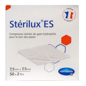 Sterilux Es Cpres 7,5x7,5 Bt 50