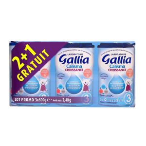 Gallia Tripack Croissance 21