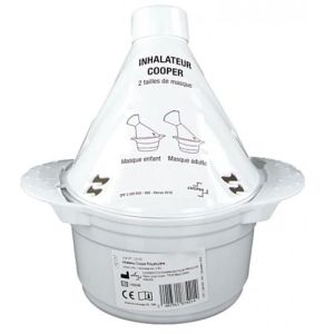 Cooper Inhalateur Bleu ou Blanc masques adulte et enfant