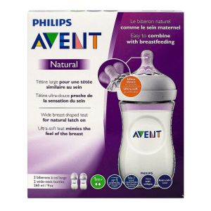 Phi Avent Biberon Natural 260Ml Pp 2.0 X2