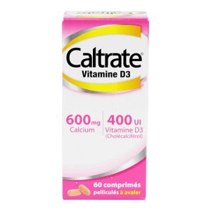 Caltrate Vit D3 600mg/400ui Cpr Fl60