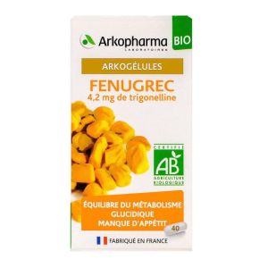 Arkogelules Fenugrec Bio 40 Gelu