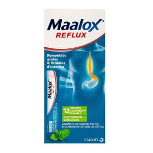 Maalox Reflux Ment S/s Sach 12