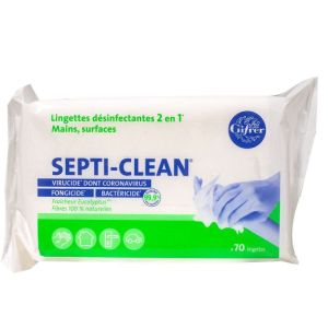 Septiclean Lingettes 70