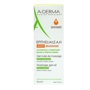 A-DERMA EPITHELIALE DUO MASSAGE Gel huile de massage - Cicatrices et vergetures - Peaux fragilisées 