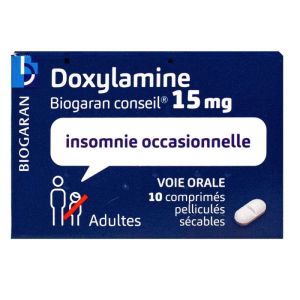 Doxylamine Bgc 15mg Cpr Tb10