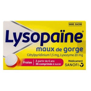 Lysopaine Cethyl.fraise S/s Cpr18