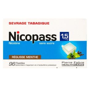 Nicopass 1,5mg S/s Regl Past96