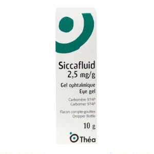 Siccafluid 2,5mg/g Gel Opht10g