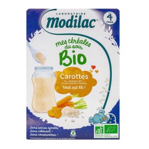 Modilac Cereales Bio Riz Carotte 250G