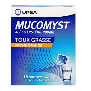 Mucomyst 200mg Pdr Sach 18