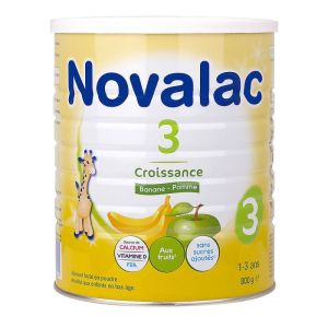 Novalac 3 Lait Banane Pomme 800g