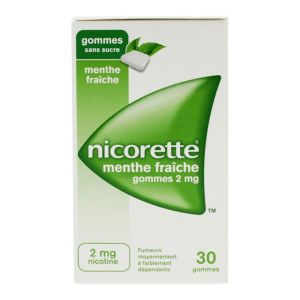 Nicorette Ment F.2mg S/s Gom30