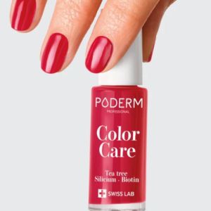 Poderm Vernis à ongles Tea Trea Color Care Rouge Rose 797