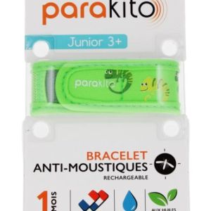 Parakito Bracelet Antimoustique rechargeable Junior Vert
