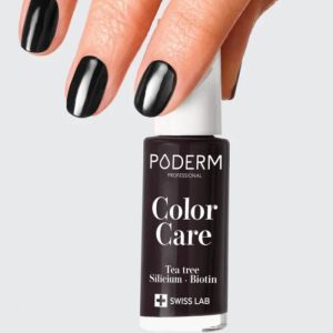 Poderm Vernis à ongles Tea Trea Color Care Noir 8Ml