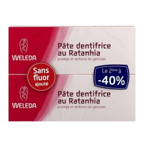 Weleda Dentifrice Ratanhia 75mlx2