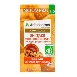 Arkogelules Shiitake Maitake Reishi 40gel