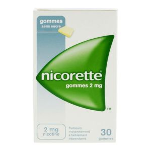 Nicorette 2mg S/suc Gom Bt30