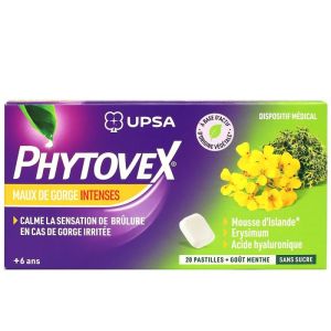 Phytovex Pastilles Maux De Gorge Int 20