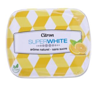 Superwhite 50 Pastilles à sucer sans sucre -  Menthe Citron