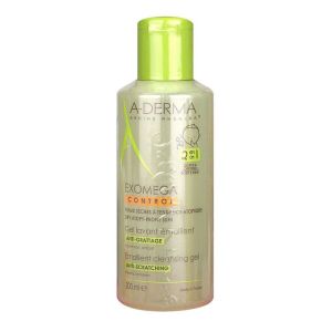 A-DERMA EXOMEGA CONTROL Gel lavant émollient 2 en 1 - Peaux sujettes à l'eczéma atopique - Visage, c