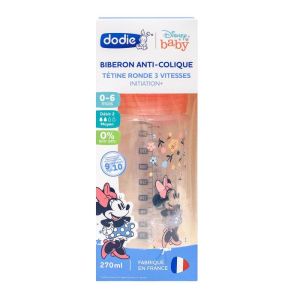 Dodie Bib Init A-col 270ml M R 0-6m Rd3v