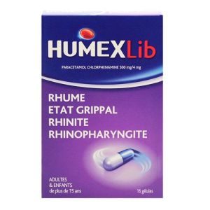 Humex Etat Grippal 16 Gelules