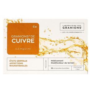 Granions Cuivre Buv A.2ml 30