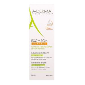 A-DERMA EXOMEGA CONTROL Baume émollient Cosmétique stérile - Peaux sujettes à l'eczéma atopique - Vi
