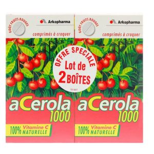 Acerola 1000 Vitamine C Lot X2