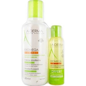 A-Derma Exomega Baume 400 ml + Huile 100ml offerte