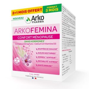 Arkopharma Arkofemina Confort Ménopause Boite de 3 mois - 180 gélules