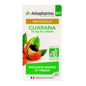 Arkogelules Guarana Bio 40 Gelu