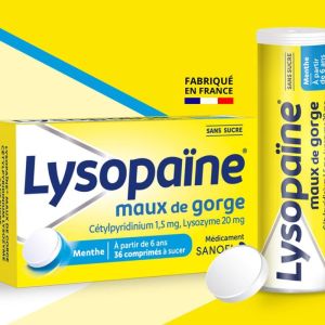 Lysopaïne maux de gorge Menthe 36cps