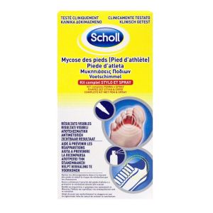 Scholl Kit Cplt Stylo+spray Mycoses Pieds