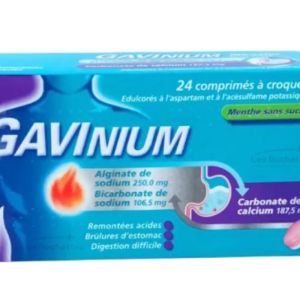 Gavinium 24 comprimés à croquer