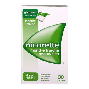 Nicorette Ment F.4mg S/s Gom30