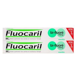 Fluocaril Bi-fl 145mg Dent Menthe 2x75ml