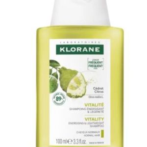 Klorane Shampoing Vitalité Cédrat 100 mL