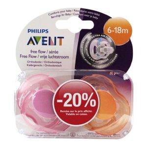 Avent Sucet Per 6-18m2