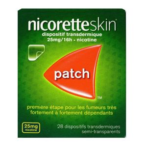 Nicoretteskin 25mg/16h Disp 28