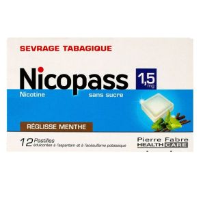 Nicopass 1,5mg S/s Regl Past12
