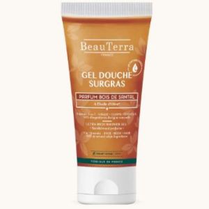 BeauTerra Gel Douche Surgras Bois de Santal 100 mL